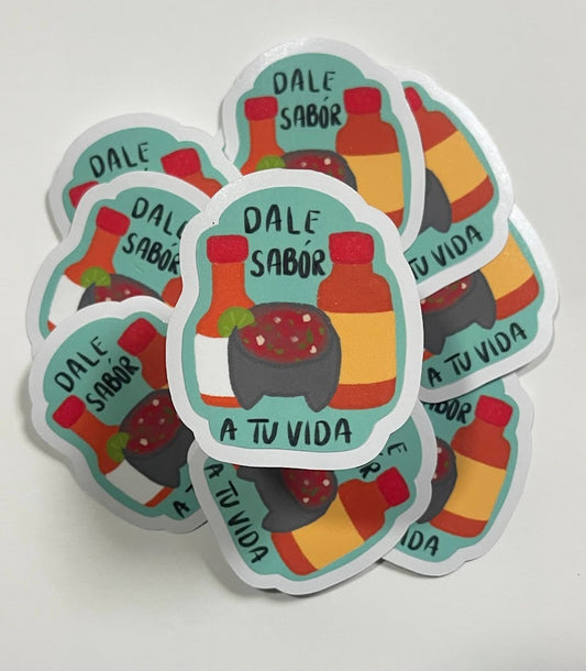 DALE SABOR A TU VIDA STICKER