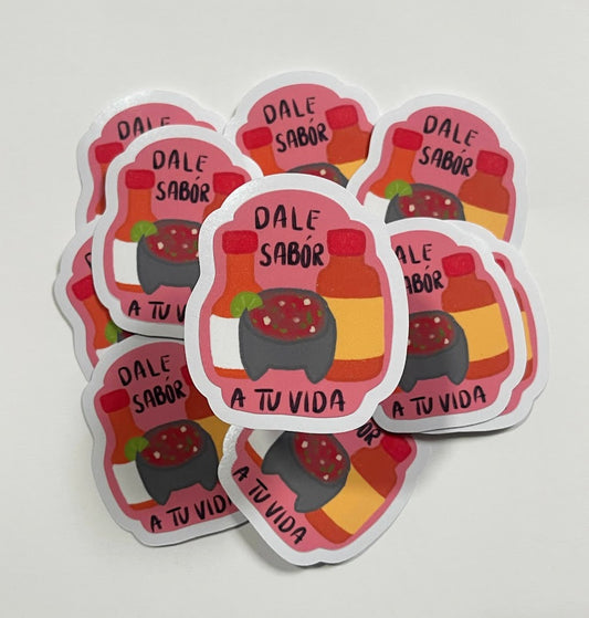 DALE SABOR A TU VIDA STICKER